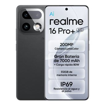 Realme 16 Pro+ 5G 6,83" 512GB Master Grey