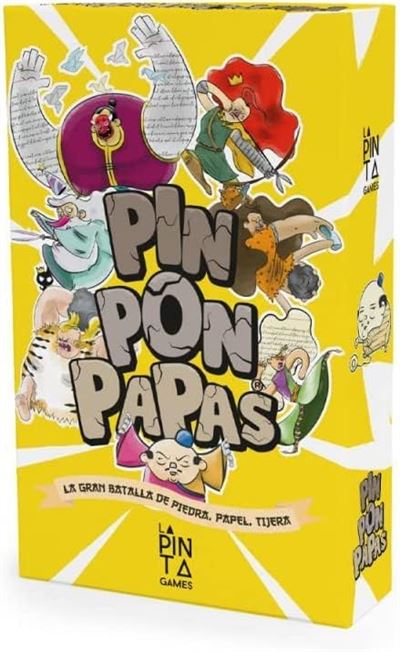 Pin pon papas - juego de cartas