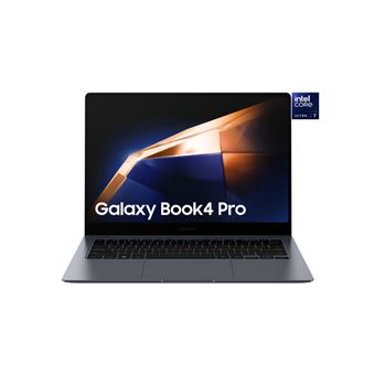 Ordenador portátil Samsung Galaxy Book4 Pro 16, Intel Core Ultra 7-155H, 16GB RAM, 512 GB SSD, Intel Arc, Windows 11 Home, 16" WQXGA+ AMOLED, EVO Gris
