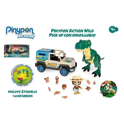 Pinypon Action Wild Pickup con dinosaurio Otra figura o réplica