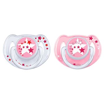 Chupete nocturno Philips Avent SCF176/24 Rosa Kit