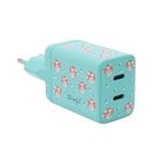 Cargador de pared Mr Wonderful con 2 puertos USB-C Setas