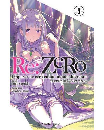Planeta Comic Re:zero Nº 9 (Novela) - Tappei Nagatsuki (Autor), Daruma Serveis Lingüístics (Traducción)