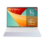 Portátil LG Gram 14Z90RS-G.AD74B Intel Core i7-1360P EVO, 32GB RAM, 512GB SSD, Intel Iris Xe, Windows 11 Home, 14'' WQXGA, Blanco
