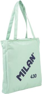 Bolsa De Tela Tote Shopper Milan 430 Serie 1918 Verde