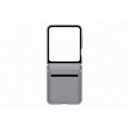 Funda De Ecopiel Samsung Gris Para Samsung Galaxy Z Flip6