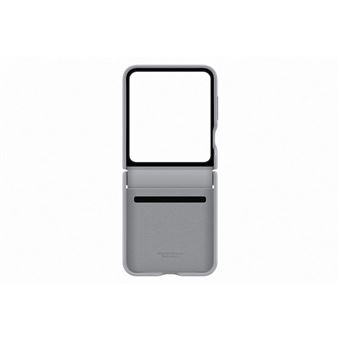 Funda de ecopiel Samsung Gris para Samsung Galaxy Z Flip6