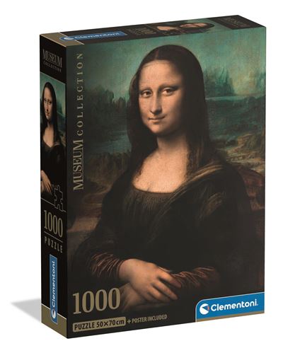 Puzzle clementoni 1000 leonardo gioconda collection museum