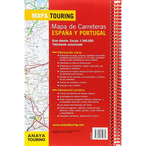 Road map of Spain and Portugal  Mapas de carreteras, Mapa de carreteras  españa, Mapa de españa
