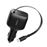 Cargador de coche con cable retráctil Belkin BoostCharge 75W USB-C Negro