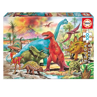 Puzzle Educa Dinosaurios 100 Piezas