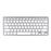 Teclado inalámbrico Bluetooth Trust Basics Plata