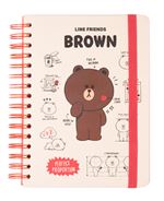 Cuaderno A5 Bullet Erik Tapa Forrada Line Friends