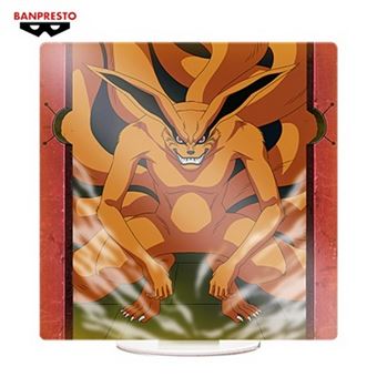 Figura Banpresto Naruto Shippuden con panel 12cm - 1