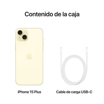 Celular 5G Apple iPhone 15 Amarillo 128GB