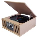 Tocadiscos Bluetooth Sunstech PXR42CD Madera