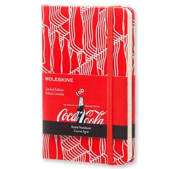 Libreta Moleskine Notebook Coca-Cola Ruled Pocket - Ed Limitada