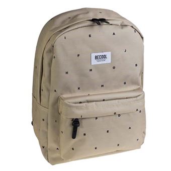 Mochila Becool Alphabet crema - Mochilas escolares - Los mejores precios |  Fnac