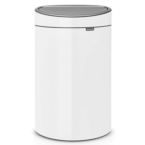 Brabantia Blanco Cubo De Basura Touch Bin 40 L