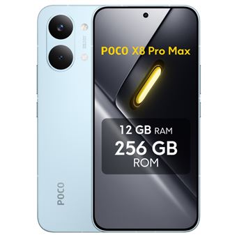 スマートフォン本体 POCO X8 Pro Max Blue 12GB RAM 256GB ROM POCO X8 Pro Max 5G 6,83