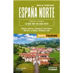 Mapa de carreteras de España Norte 1:340.000