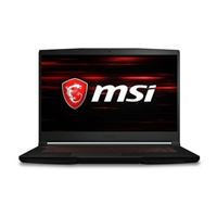 Portátil MSI GF63 Thin 10SCSR-205ES 15,6'' Negro