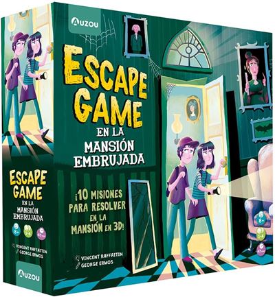 Juego de mesa escape game en la mansión embrujada