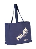 Tote Bag Milan Gigante 403 Since 1918 Azul Marino