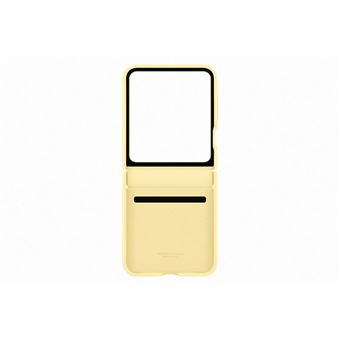 Funda de ecopiel Samsung Amarilla para Samsung Galaxy Z Flip6