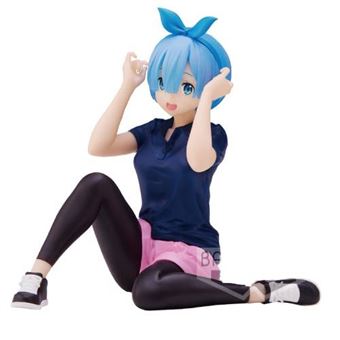 Figura Banpresto Re:Zero Rem Relax Time 14cm - 1