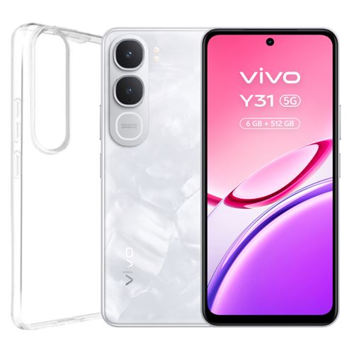 Móvil - vivo Y31, Marble White, 256GB, 6GB RAM, 6.72" LCD, Qualcomm Snapdragon® 4 Gen 2, 6500 mAh