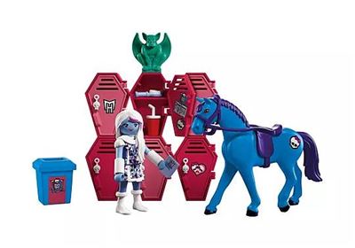 Figura playmobil monster high abbey en las taquillas