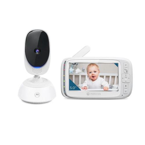 Vigilabebés Inalámbrico Motorola Con Pantalla 5" Vm75 Blanco