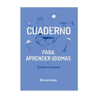 Cuaderno para aprender idiomas azul