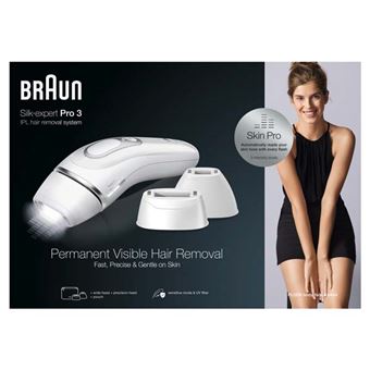 Depiladora de luz pulsada Braun Silk·expert Pro 3 PL3230 - Comprar en Fnac