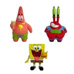 Sobre sorpresa pack 3 figuras bob esponja
