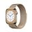 Apple Watch S8 45mm LTE, Caja de acero inoxidable Oro y correa Loop milanese Oro