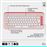 Combo Logitech Pop Icon Teclado + Ratón inalámbrico Bluetooth Rosa