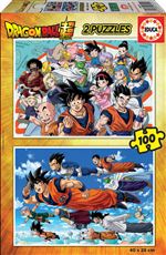 Educa Puzzles - Dragon Ball 2 X 100 Piezas - Imagen 4