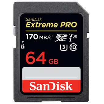 Tarjeta de memoria Sandisk Extreme Pro SDHC 64GB