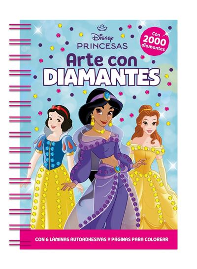 Libros Disney Princesas. Arte Con Diamantes - Disney (Autor)