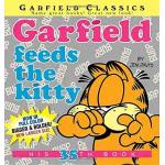Garfield feeds the kitty