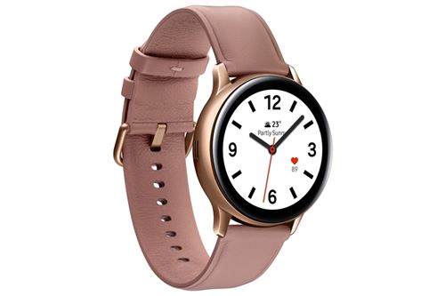Smartwatch Samsung Galaxy Watch Active 2 40mm LTE Acero inoxidable Oro rosa  - Reloj conectado - Comprar al mejor precio | Fnac