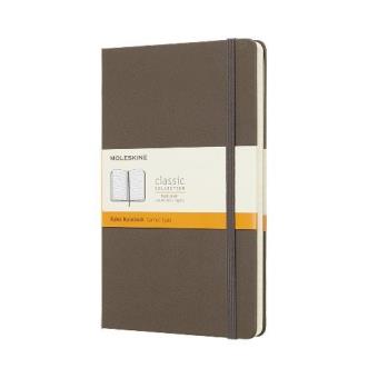 Libreta Moleskine Classic L Pautado Marrón Tierra