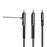 Cable de carga y transferencia de datos Ksix con soporte USB-C/USB-C 60W Power Delivery 1m Negro