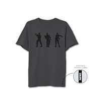 Camiseta Fortnite Floss Dance Gris oscuro- Talla S