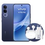 Bundle Vivo V70 FE 5G 6,83" 256GB Ocean Blue + Auriculares Noise Cancelling Vivo Buds Air3 con estuche de carga + Cargador Vivo 90W FlashCharge