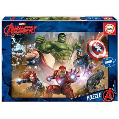 Puzzle Disfrazzes Los vengadores 1000 pzs puzle educa borras serie marvel avengers 1.000 17694