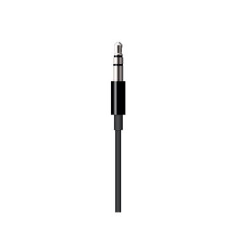 Cable Apple Lightning con conector 3.5mm Negro - 1