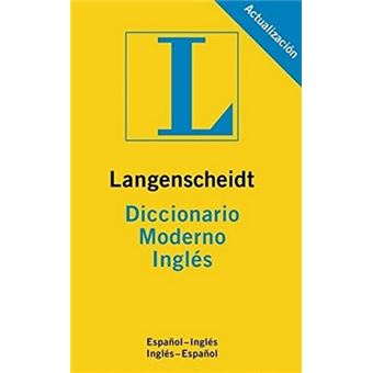Langenscheidt Diccionario Moderno inglés/español 